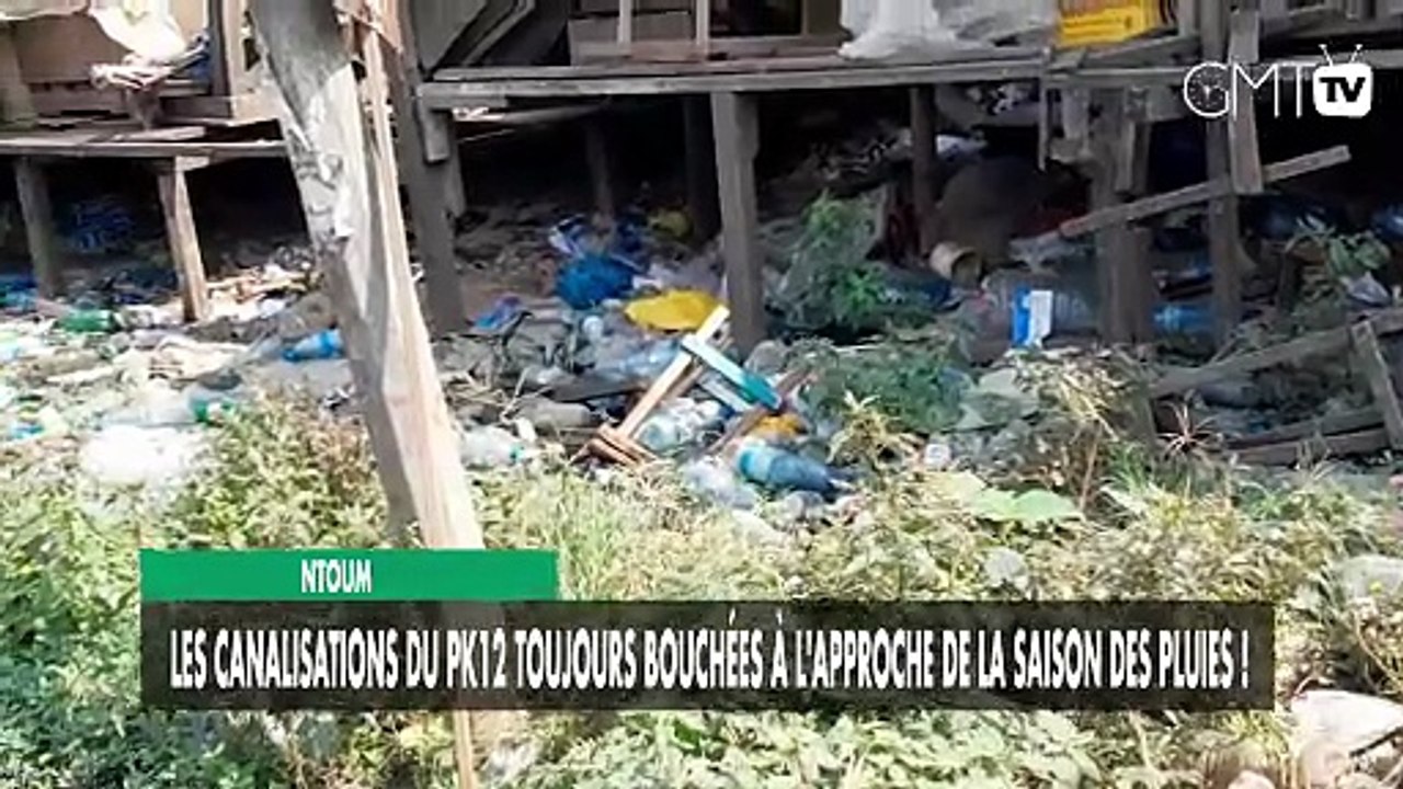 [#Reportage] Ntoum : les canalisations du PK12 toujours bouchées à l'approche de la saison des pluies !