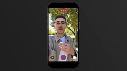 Camara frontal iPhone 17