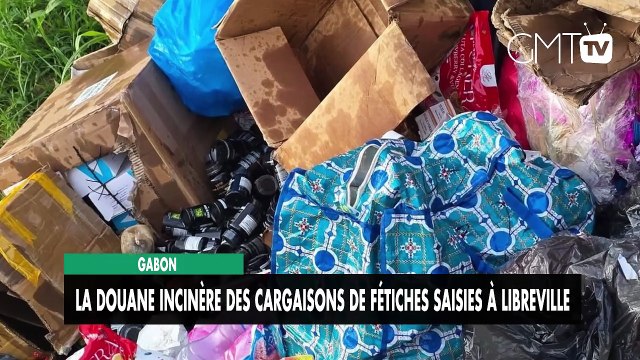 [#Reportage] Gabon : la Douane incinère des cargaisons de fétiches saisies à Libreville