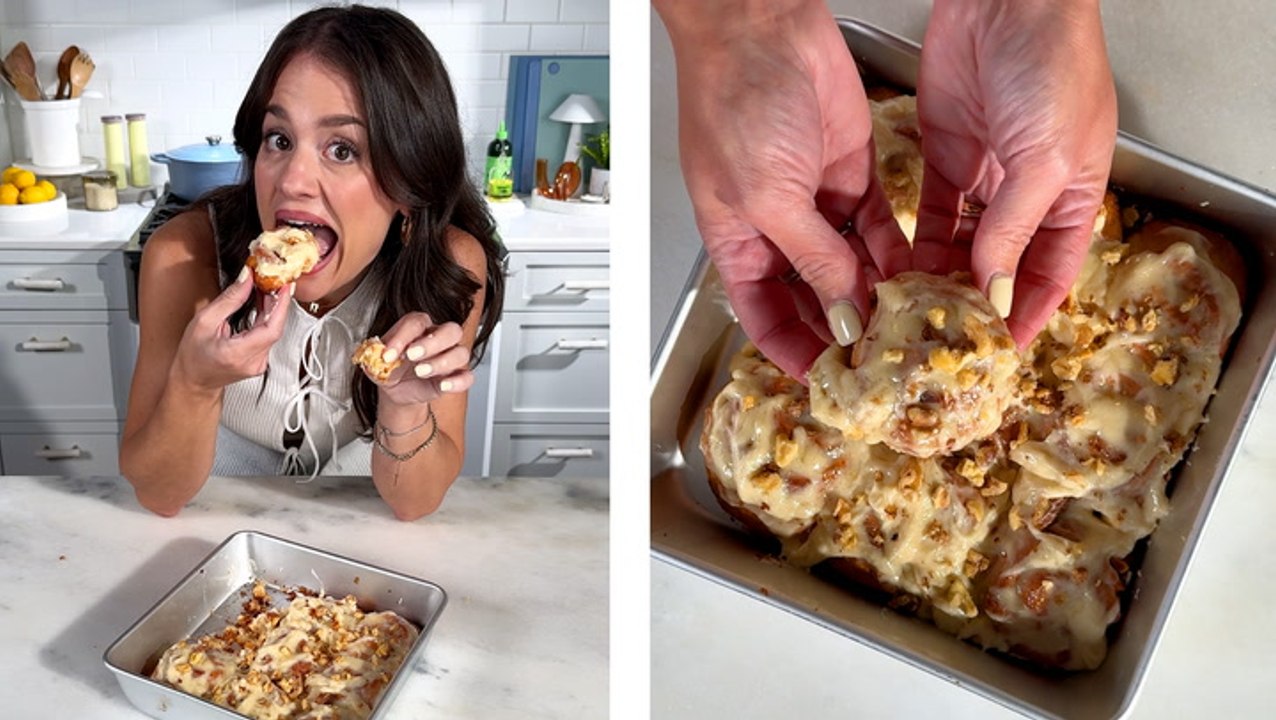 Easy Banana Bread Cinnamon Rolls Recipe