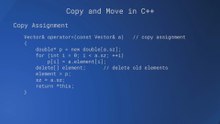 Copy and move in C++