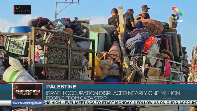 Palestine, Israeli occupation displaced nearly one million people from Gaza Strip
