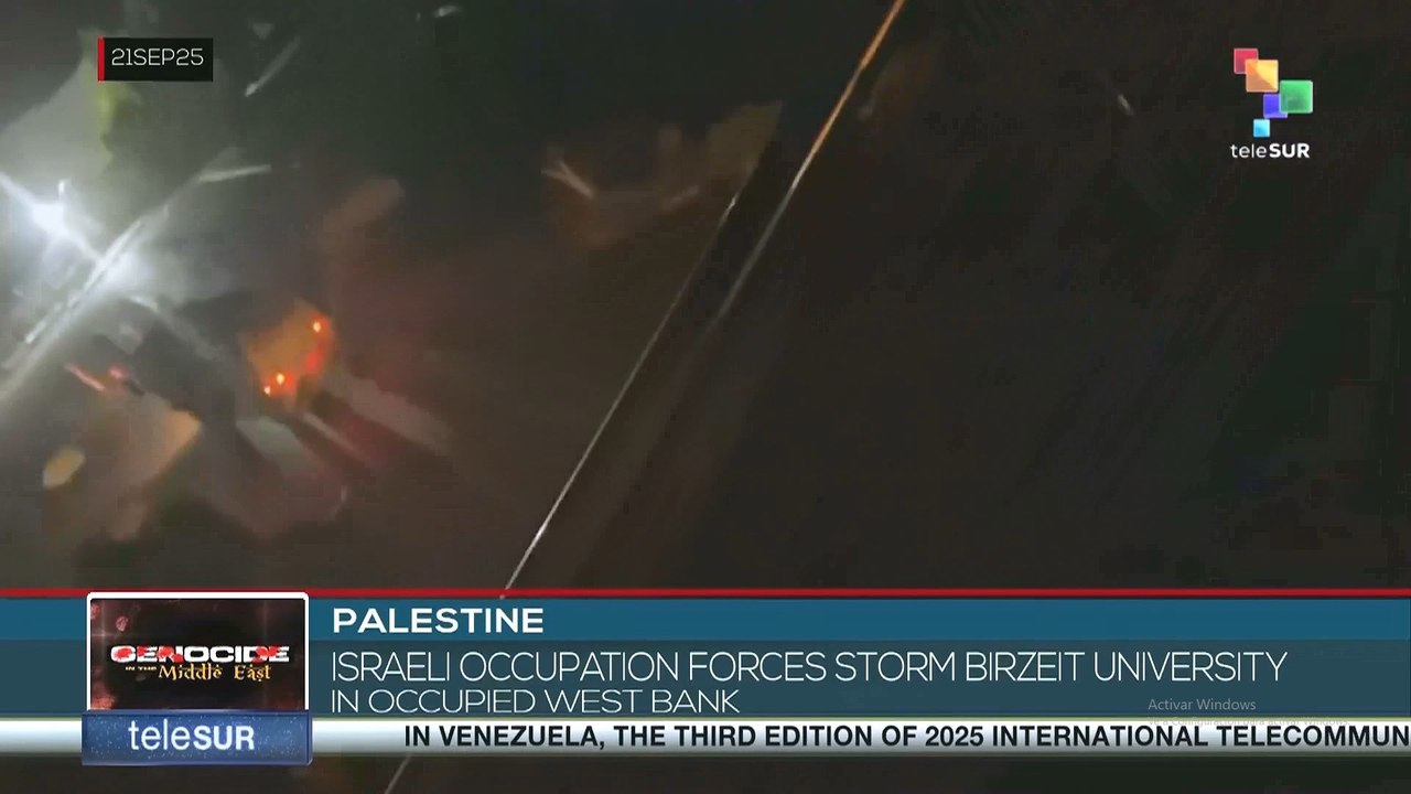 Palestine, Israeli occupation forces storm Birzeit University in occupied West Bank