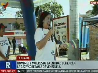 La Guaira | Ciudadanos alzan su voz en defensa de la paz y la soberanía de Venezuela