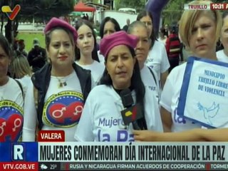 Mujeres trujillanas lideran conmemoración del Día Internacional de la Paz