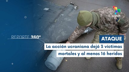 Rusia condenó ataque perpetrado por drones ucranianos