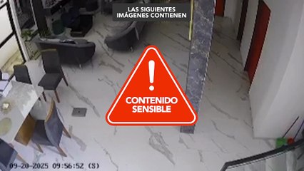 Hombre cae e impacta contra el suelo