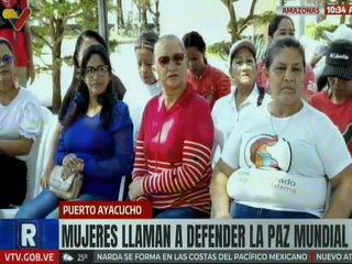 Mujeres del Amazonas se unen para celebrar el Día Internacional de la Paz