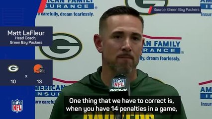 Offense cost Packers in shock loss to the Browns - LaFleur