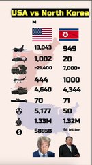 USA vs North Korea Military Power Comparison 2025 | Army, Navy & Air Force Strength Analysis