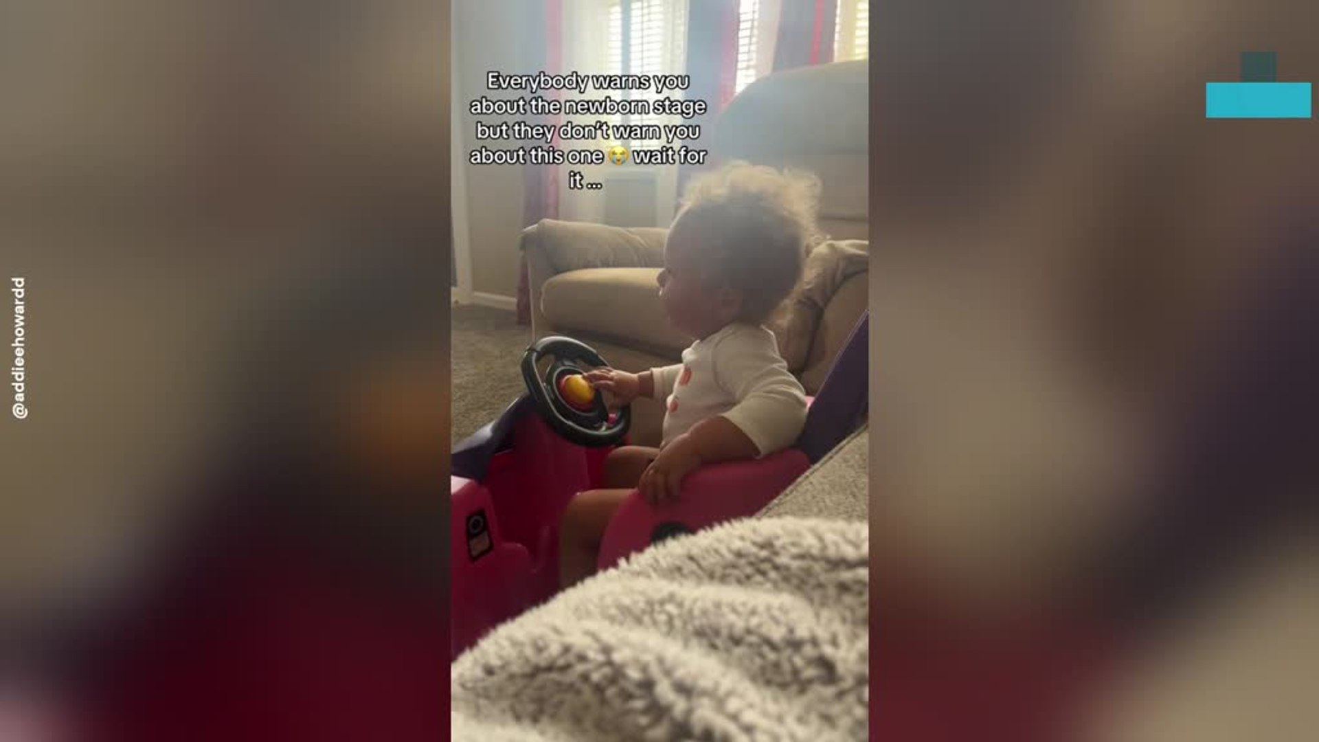 Toddler Crash Out on Toy Car