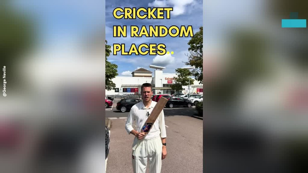 Cricket Fans Cause Chaos by Playing in Unusual Places
