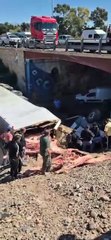 accidente camion acceso este