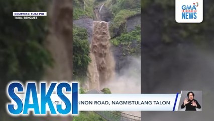 Isa patay, lima sugatan sa landslide na tumama sa tatlong sasakyan sa Marcos Highway, Brgy. Poblacion | Saksi