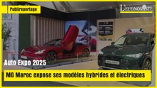 MG Maroc expose ses modèles hybrides et électriques au Salon Auto Expo 2025