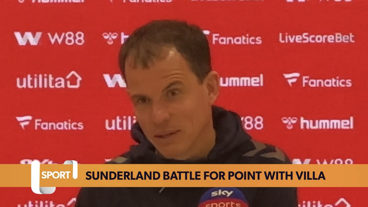 Sunderland earn hard-fought draw with Aston Villa