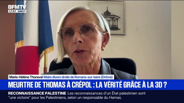 Reconstitution numérique du drame de Crépol: Cette affaire pèse sur la commune , indique Marie-Hélène Thoraval, maire divers droite de Romans-sur-Isère (Drôme)