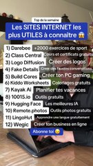 Les SITES INTERNET les plus UTILES à connaître de la semaine 😱🚀