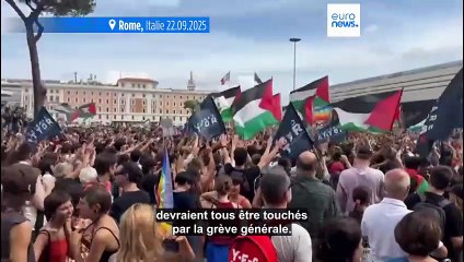 Italie : mobilisation massive pour protester contre la guerre à Gaza