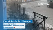 Ces sinistrés de l'Estaque  témoignent au lendemain des violentes intempéries