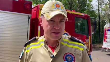 Corpo de Bombeiros combate incêndio em imóvel do Jardim Social