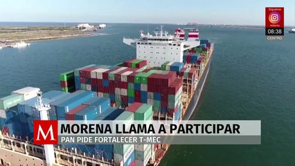 Morena invita a participar en consulta sobre el T-MEC; PAN propone fortalecer el acuerdo
