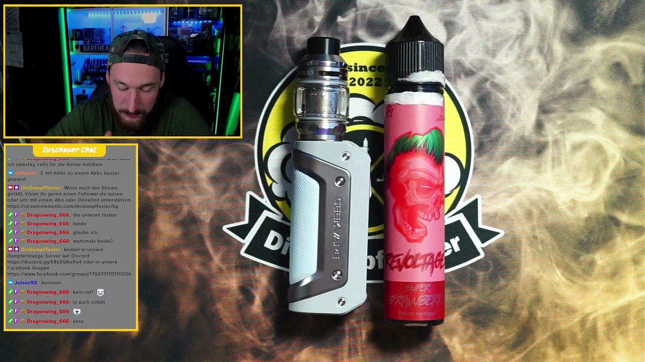 Revoltage Super Strawberry Aroma Geschmackstest