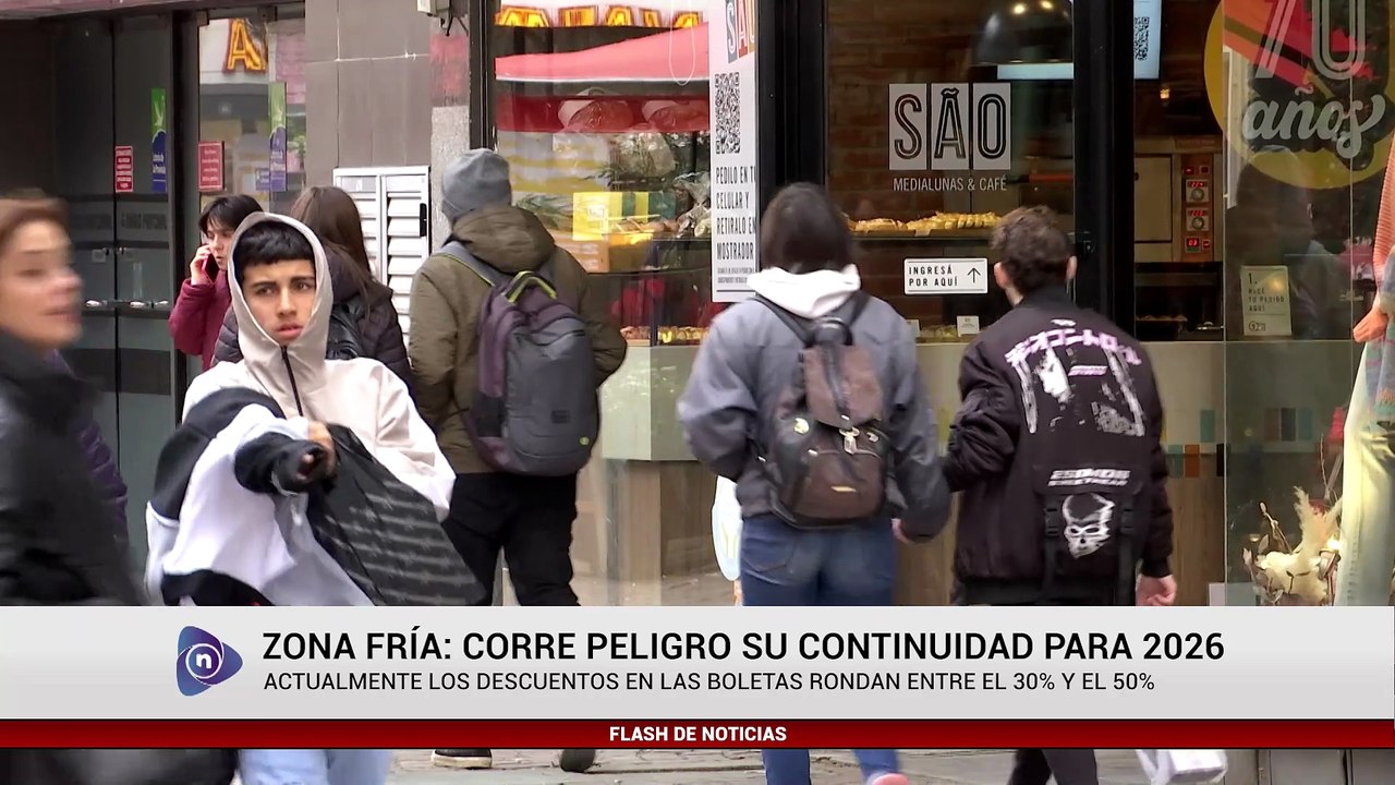 ZONA FRÍA CORRE PELIGRO SU CONTINUIDAD PARA 2026
