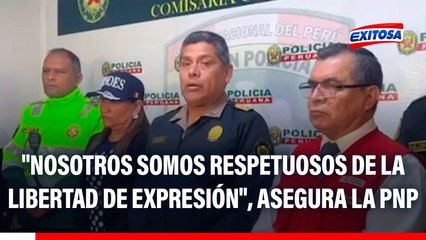 Marcha de la 'Generación Z': "Nosotros somos respetuosos de la libertad de expresión", asegura la PNP