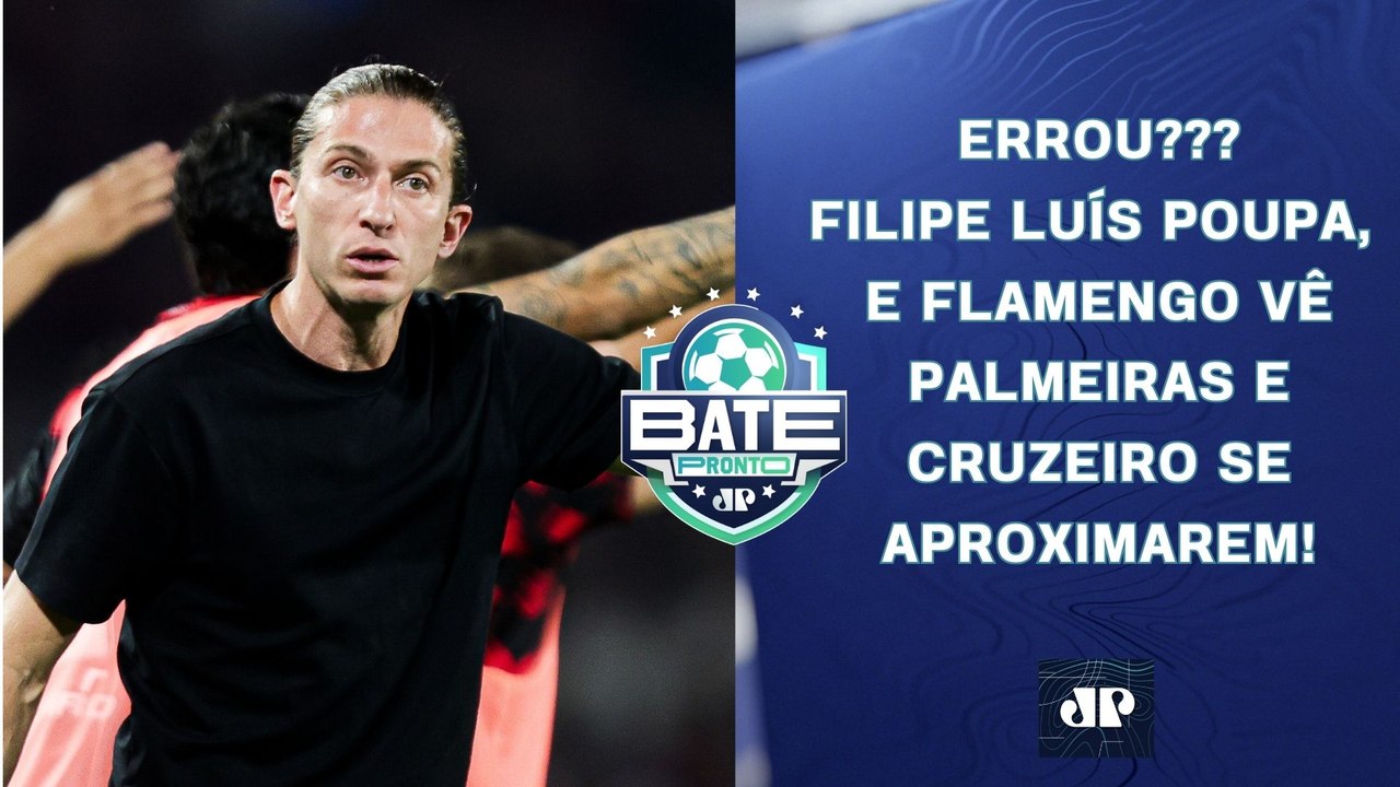 FILIPE LUÍS ERROU??? Flamengo VACILA contra o Vasco e vê Palmeiras e Cruzeiro CHEGAREM | BATE-PRONTO