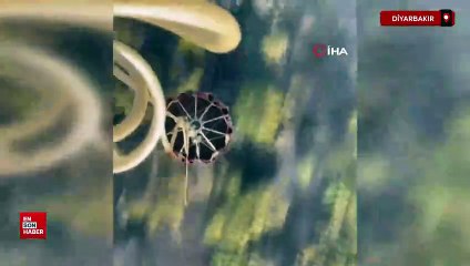 Diyarbakır’da aynı bölgede tekrar çıkan orman yangınına helikopterle müdahale edildi