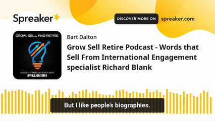 A biography that speaks volumes.