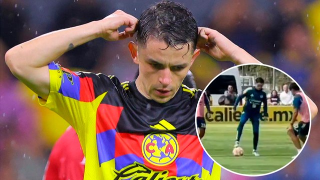 Álvaro Fidalgo muestra mejoras en su salud tras golpe y ya entrena a la par del América para la jornada doble