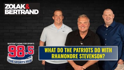 What do the Patriots do with Rhamondre Stevenson?