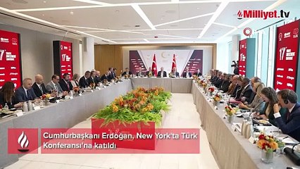 Cumhurbaşkanı Erdoğan, New York'ta Türk Yatırım Konferansı'na katıldı