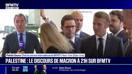 Palestine: Emmanuel Macron prendra la parole à 21h depuis la tribune de l'ONU