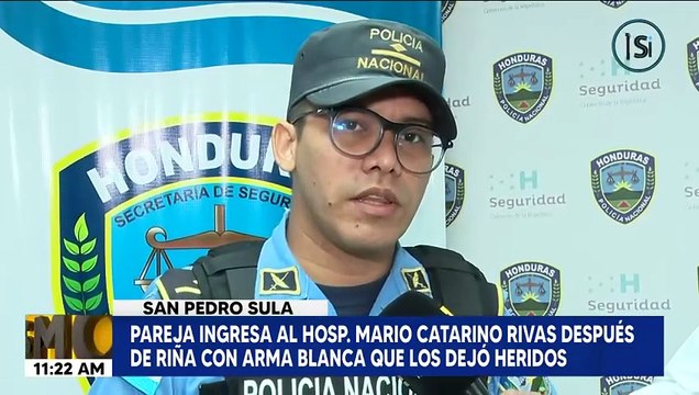 Pareja ingresa al hospital Mario Catarino Rivas tras riña con arma blanca en SPS