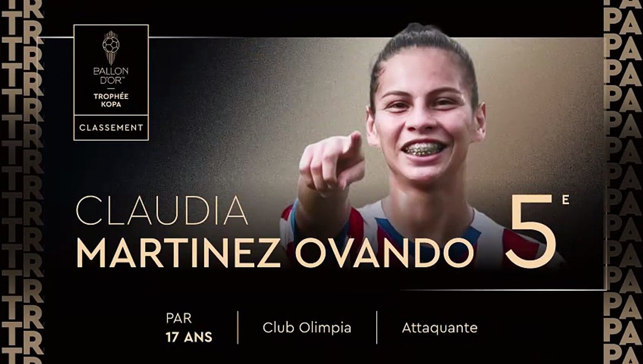 Vicky Lopez remporte le premier Trophée Kopa femmes de l'histoire - Ballon d'Or 2025 (F)