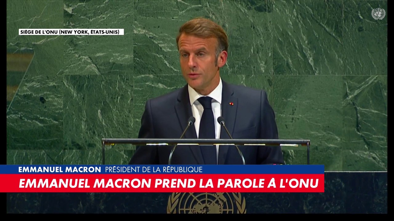 Emmanuel Macron : «Le temps est venu de libérer les 48 otages et d'arrêter la guerre»