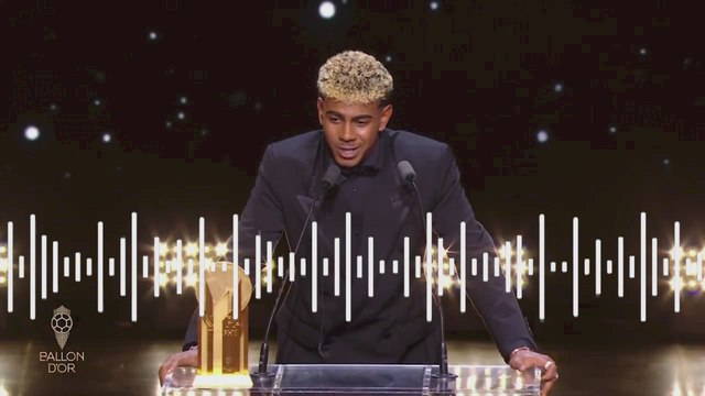 LAMINE YAMAL gana el TROFEO KOPA 2025: DISCURSO COMPLETO | BALÓN DE ORO