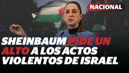 Claudia Sheinbaum reconoce al Estado de Palestina y condena violencia en Gaza | Reporte Indigo