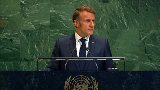 Emmanuel Macron: Je déclare que la France reconnaît aujourd'hui l'État de Palestine