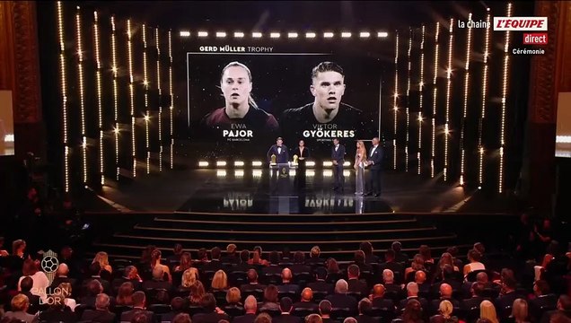Viktor Gyökeres remporte le trophée Gerd Müller - Ballon d'Or 2025