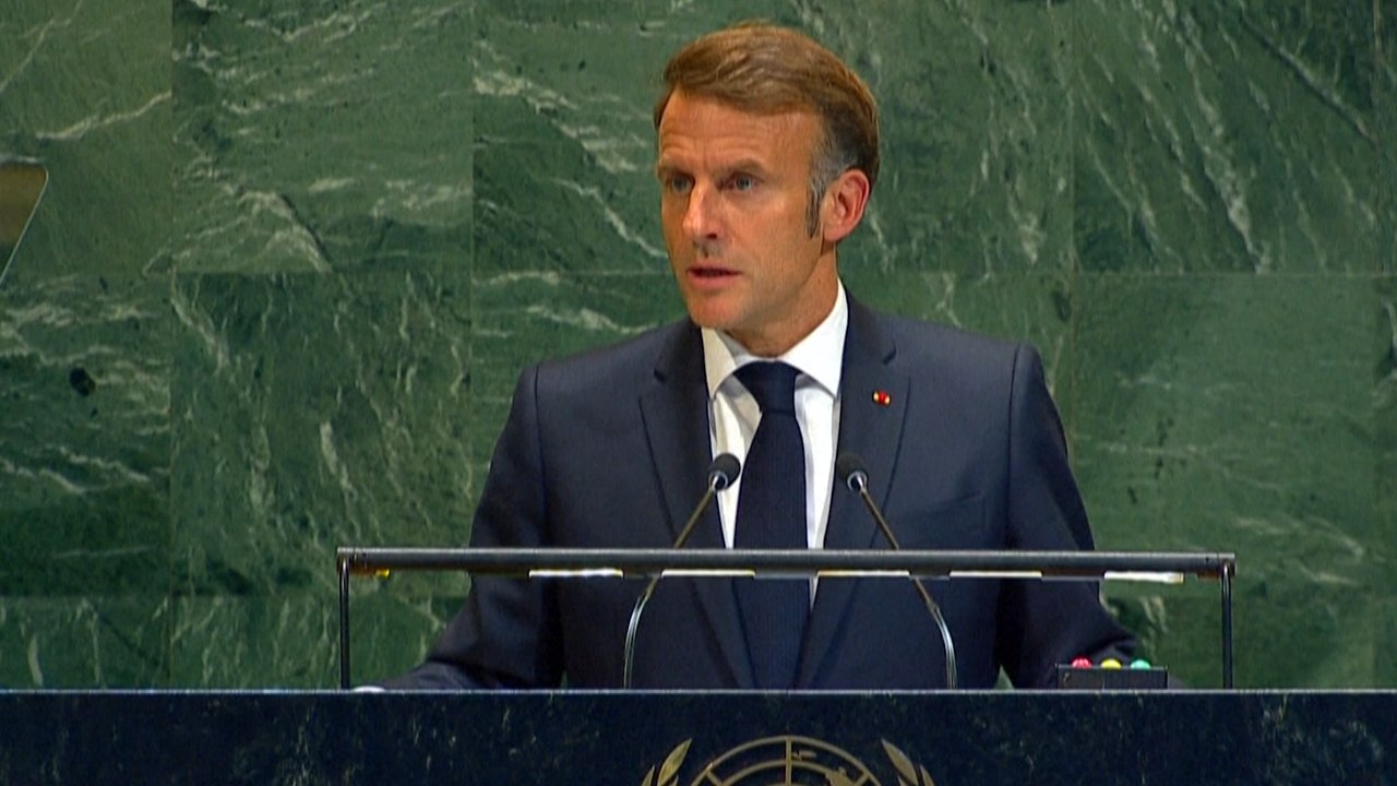 « La France reconnaît aujourd'hui l'Etat de Palestine », déclare Emmanuel Macron à l'ONU