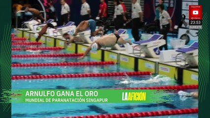 Arnulfo Castorena gana el oro en el Mundial de Paranatación Singapur 2025