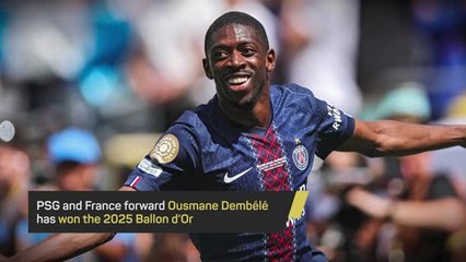 Breaking News - Ousmane Dembele wins the men's Ballon d'Or