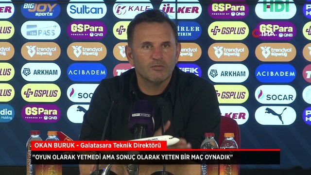 Okan Buruk: Oyun olarak yetmedi ama sonuç olarak yeten bir maç oynadık