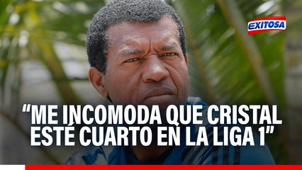 Julio César Uribe: Me incomoda que Cristal esté cuarto en la tabla de la Liga 1