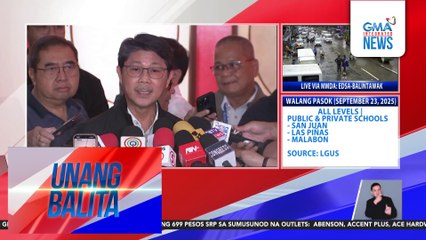 House Speaker Dy, pabor na ihinto na ng Kamara ang pagdinig nito sa issue ng flood control projects | Unang Balita