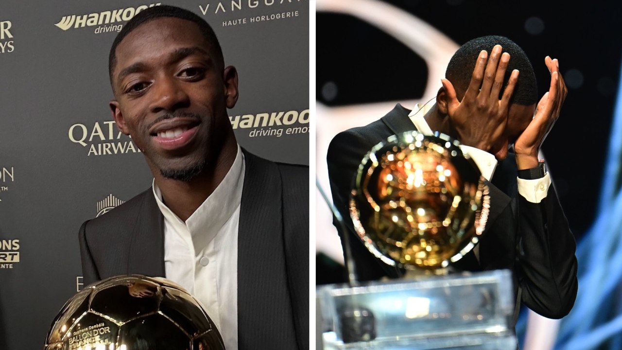 Ousmane Dembélé se lleva el Balón de Oro 2025 y así agradece a PSG